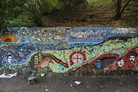 Mosaico Jardín de la Memoria.