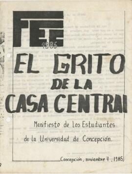 El grito de la Casa Central