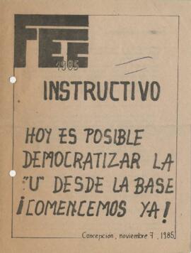 FEC 1985 Instructivo