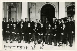 Grupo de autoridades en 1927