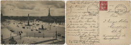 Postal: París - Place de la Concorde