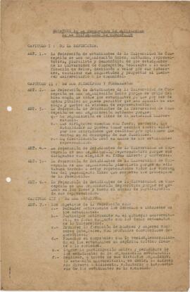 Estatuto de la Federación de Estudiantes de la Universidad de Concepción