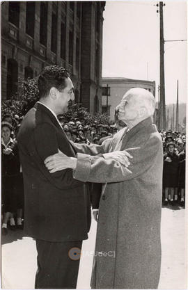 Enrique Molina junto a Ramiro Páez Boggioni.