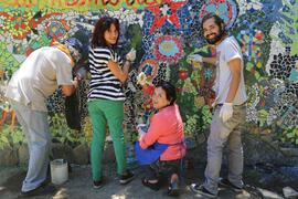 Mosaico Jardín de la Memoria.