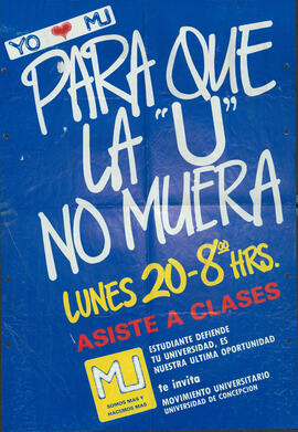 PARA QUE LA "U" NO MUERA