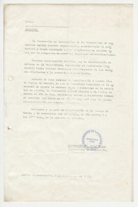Carta de agradecimiento