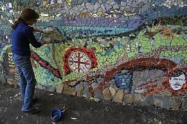 Mosaico Jardín de la Memoria.