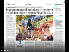 Espacio cultural se construyó en la Universidad de Concepción.