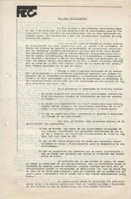 Una gran movilización