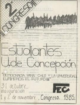 2° Congreso Estudiantes U. de Concepción